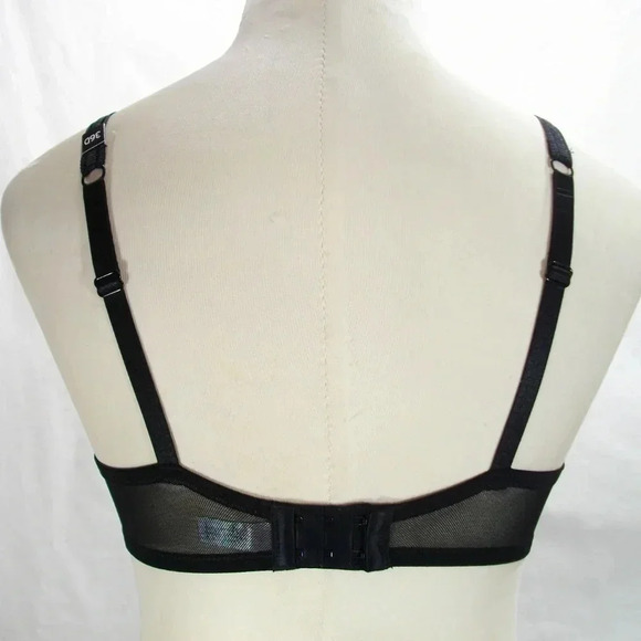 38C Jezebel 10039 Demeure Unlined Balconet UW Bra Black NWT - Picture 6 of 9